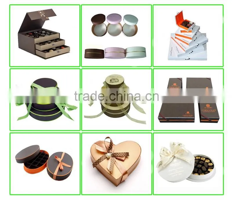 2016 Custom Decorative Cardboard Paper Gift Box