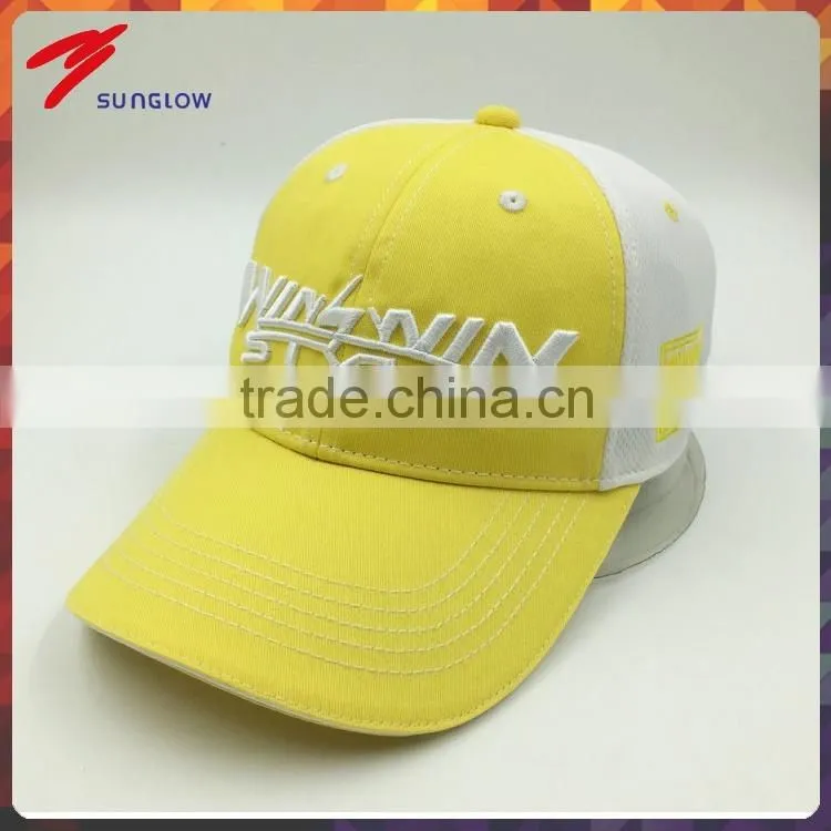 3D embroidery logo sportsman sandwich structured baseball cap