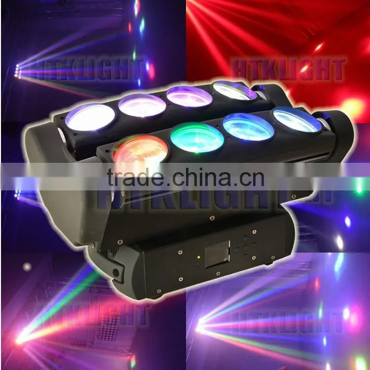 Spider beam 8*10W 4in1 night club lighting