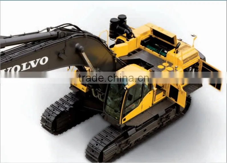 china made long boom excavator with Volvo D16E EAE3 engine EC700c