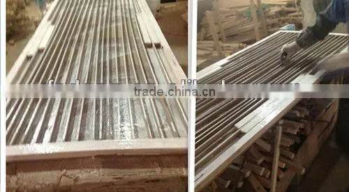Solid wood door with wood veneer