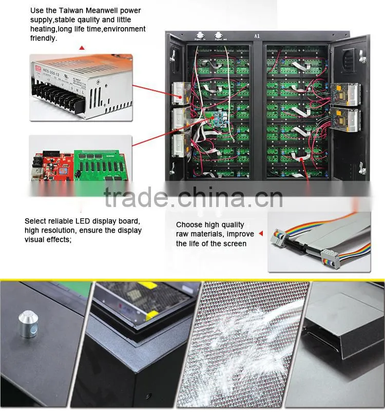 Outdoor Usage and 16mm Pixels outdoor led video billboards