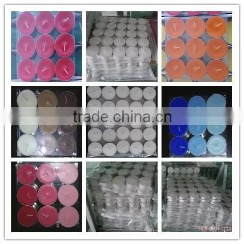 mini paraffin glier tea light candle