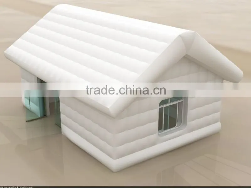 white inflatable house tent custom made inflatable cabin with roof super hot inflatable tent