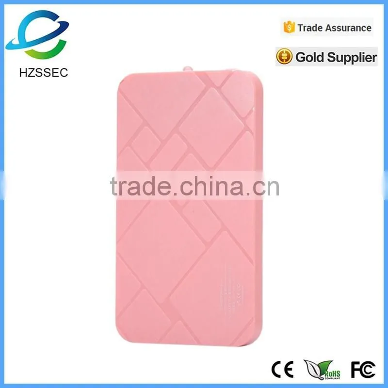 2016 hot sale factory price wholesale mobile usb power bank 6000 mah for smartphone