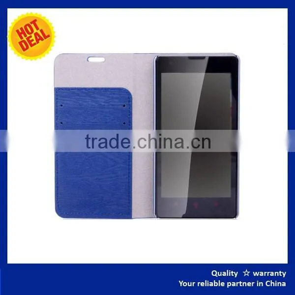 EXW phone wallet case Wood leather leather flip case for htc desire 310