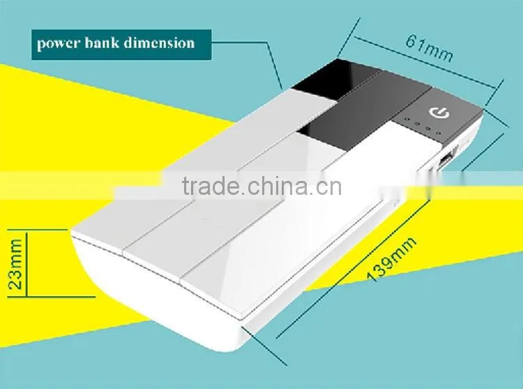 Emergency / Portable Type and Mobile Phone Use USB Portable 11000MAH Power Bank Battery Charger Pack