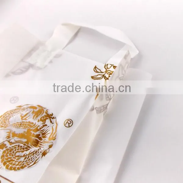 Fashion design hard shopping bags hdpe plastic shopping bags for sale