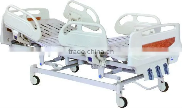 CE& ISO qualified 5-function electric discount patient bed Three Function Manual Hydraulic Patient Bed cheap hospital bed