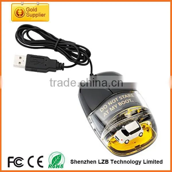 liquid wired mouse with floaters/liquid floater mouse/usb liquid mouse folaters
