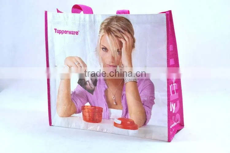 non woven/nowoven hot seal/heat seal drawstring bag