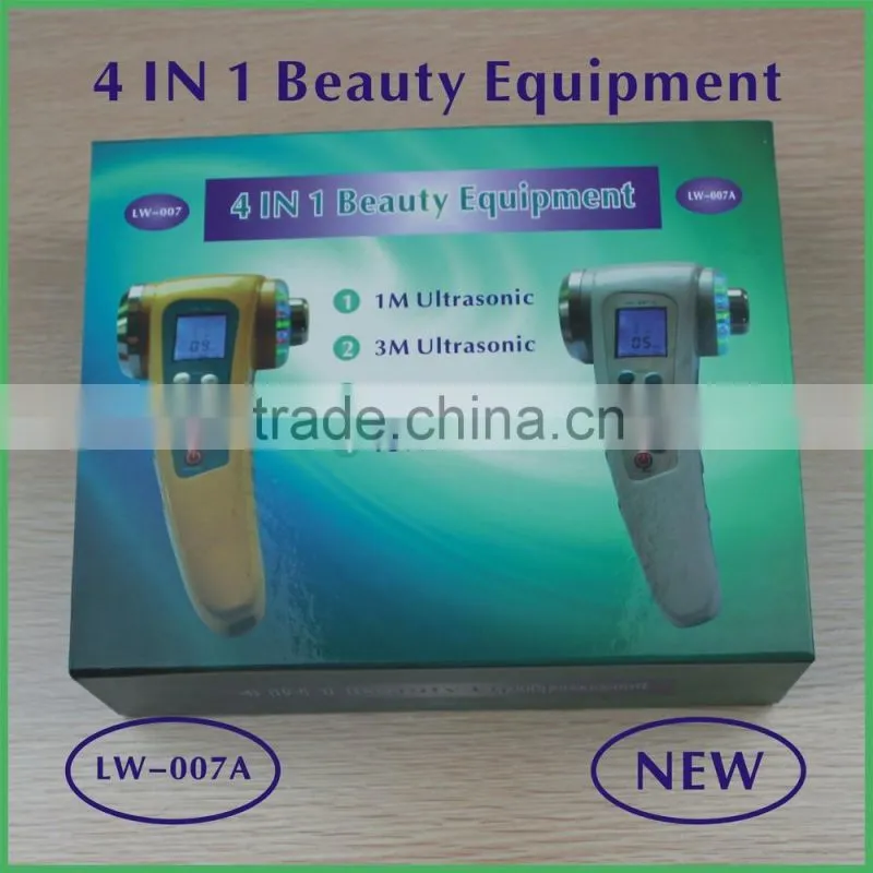 4 in 1 multifunction ion photon machine 3Mhz ultrasonic machine