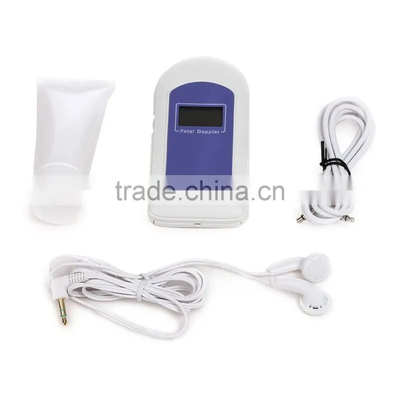 Fetal Heart Rate Doppler Pocket Fetal doppler LCD monitor for pregnant 2MHz Babysound B