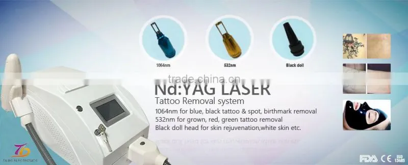 Best tattoo face removal machine 1064 q-switched nd yag laser machine