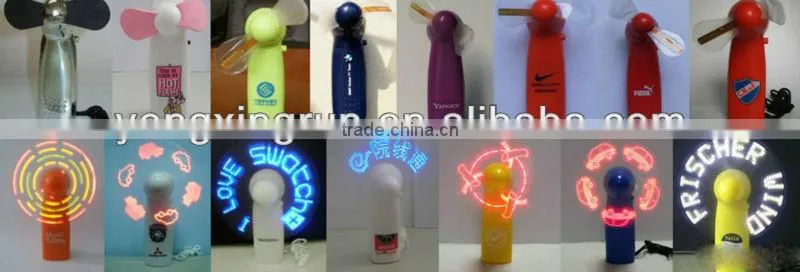 self programmable led message usb fan