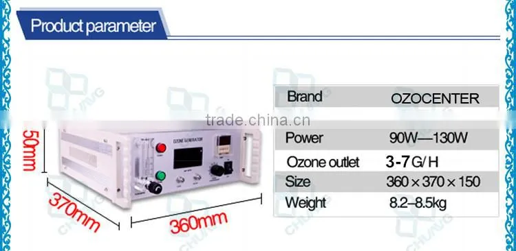 High concentration oxygen source medical dental ozone generator