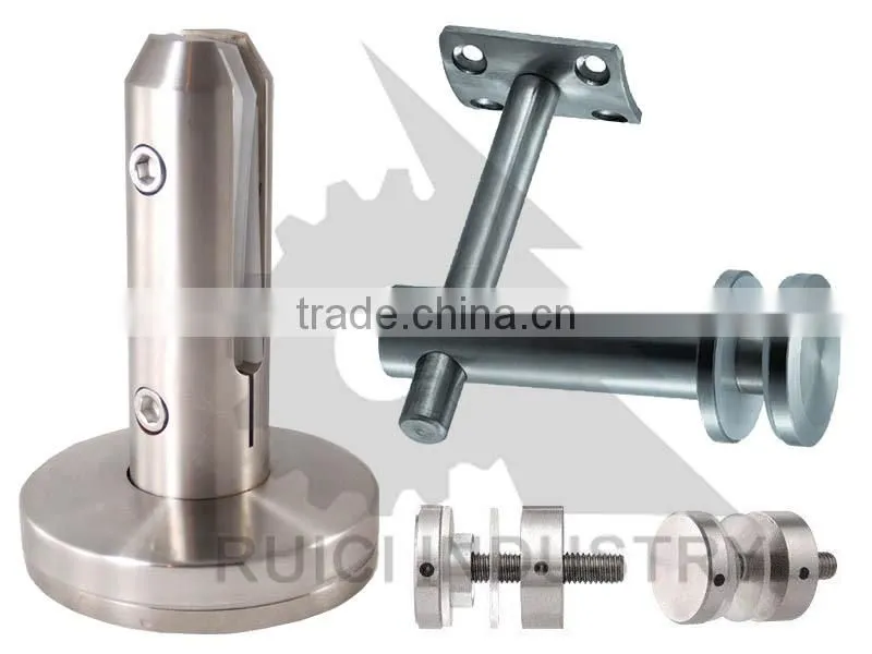 OEM casting mirror polish welding 304 stainless steel railing bracket