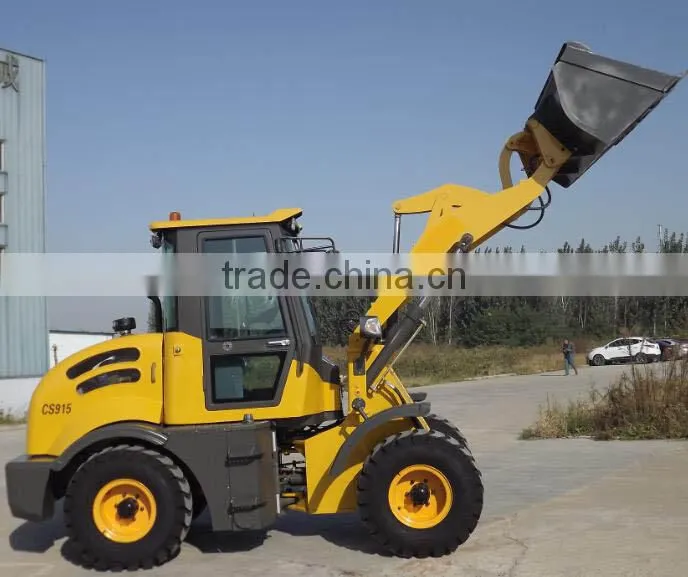 CAISE CS915 wheel loader 1.5 ton with 0.8 m3 bucket and CE