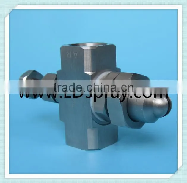 1/2",1" Stainless steel Air atomizing internal or external mixing spray nozzles