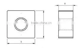 tungsten carbide insert for chain saw machine for stone