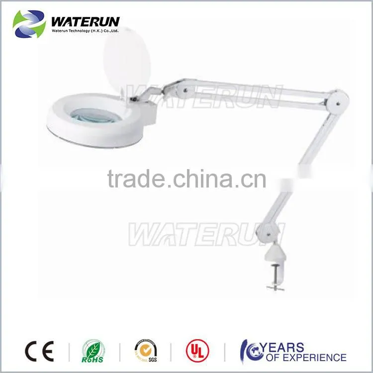 802L floor stand LED magnifying lamp in 48 pcs LED with clip