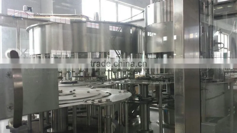 PET Bottled 10000BPH 3 in 1 Purified Water Filling Machine