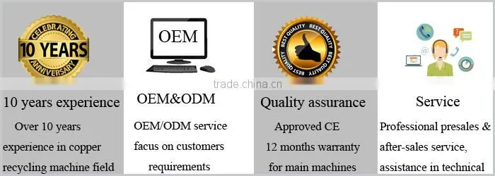2017 New High Output Scrap Cable Recycling Machine/Wire Recycling Machine/Copper Wire Recycling Machine