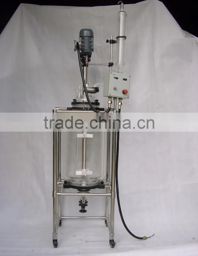 < KD> EXSF Stainless Steel Frame Jacketed Glass Reactor