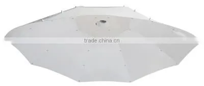2016 new hot sale garden umbrella system vertical reflector/PARABOLIC/made of white aluminum