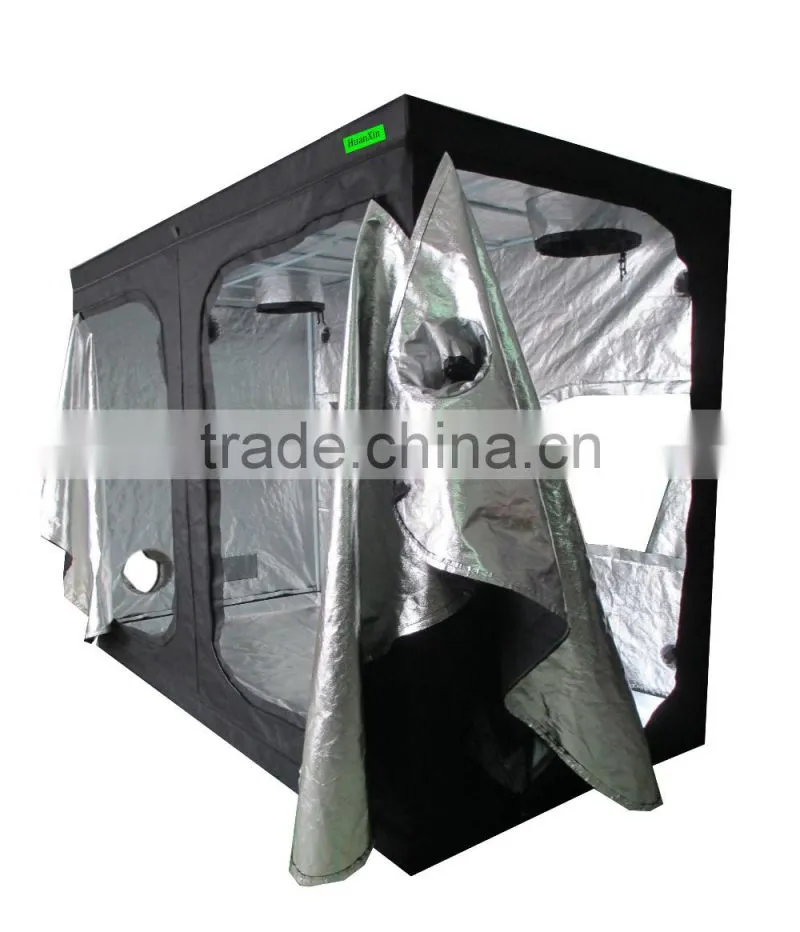 factory price hydroponic grow tent 600D mylar fabric grow tent 240*120*200CM