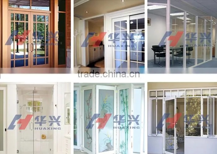 CE Bedroom Aluminium Profile Double Sided Sliding Door