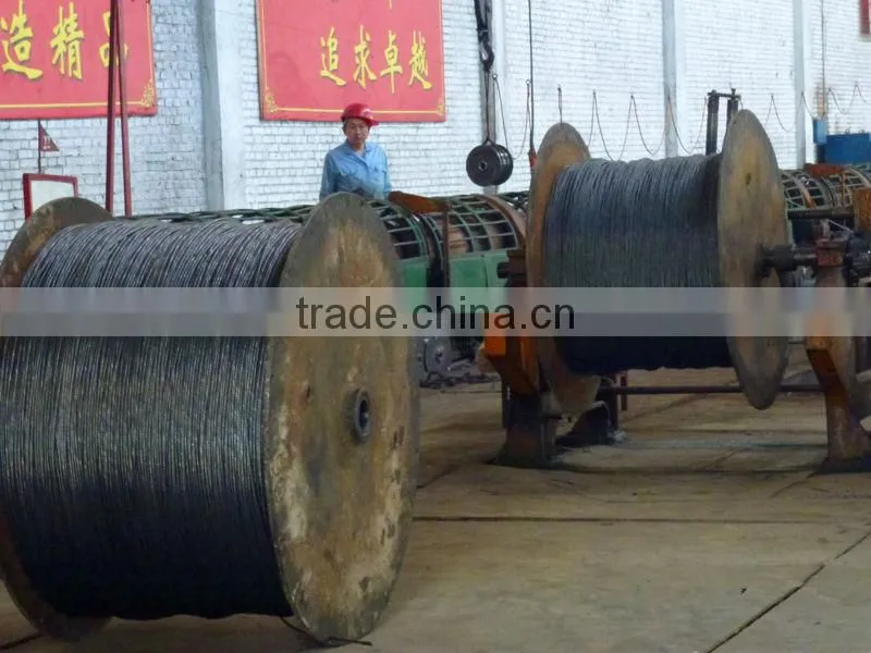 China ungalvanized steel wire rope for ordinary use