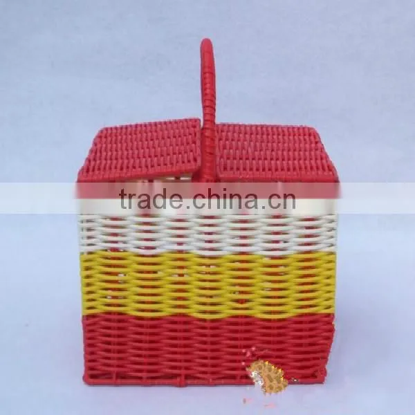 Cheap plastic storage baskets empty wholesale for storage
