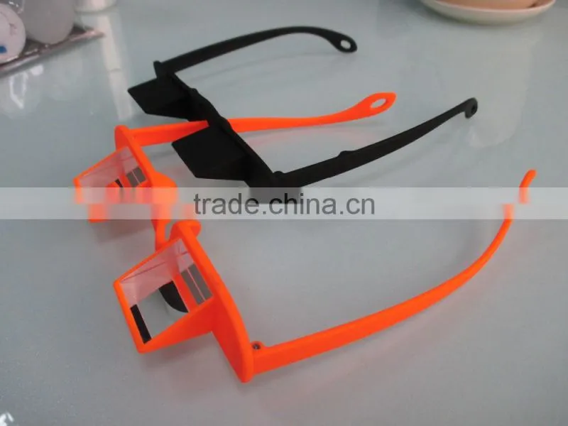 NEW STYLE Amazing Look Down Prism Bed glasses Reading Glasses Lazing Glasses