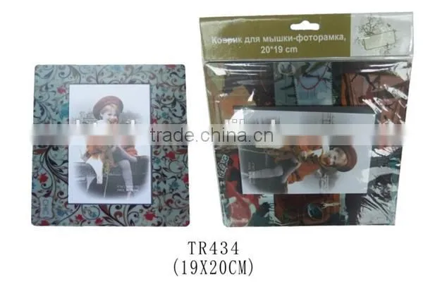 New design EVA customized photo frame mouse pad