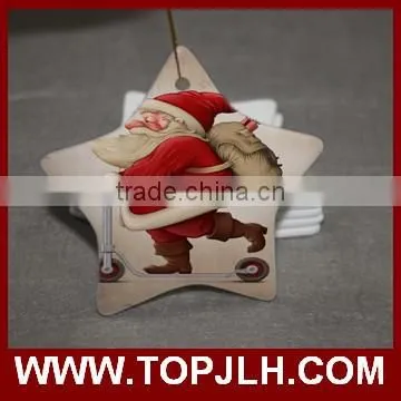 High quality ceramic ornament pendant with gold string
