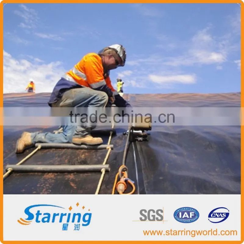 waterproof geomembrane, black ldpe geomembrane 1.5mm