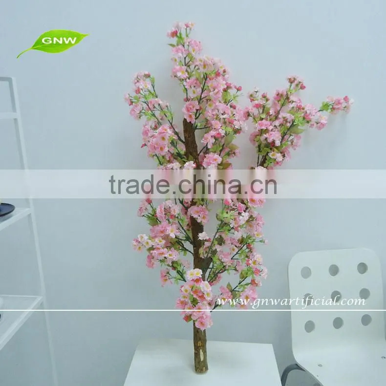 GNW BLS036 Event Party Supplies Artificial Cherry blossom Potted Wedding Tree Centerpieces Decorative Table