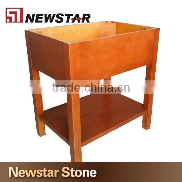 Cheap price decorative bathroom wooden vanity set