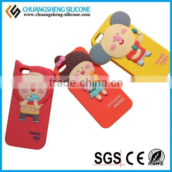 2015 Hot For New Products Fashion Animal Shape Silicone Phone Case