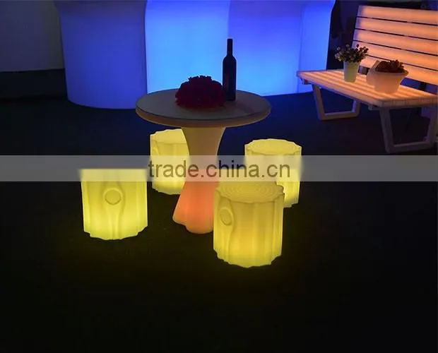outdoor Modern design LED stool, tree shape led chair