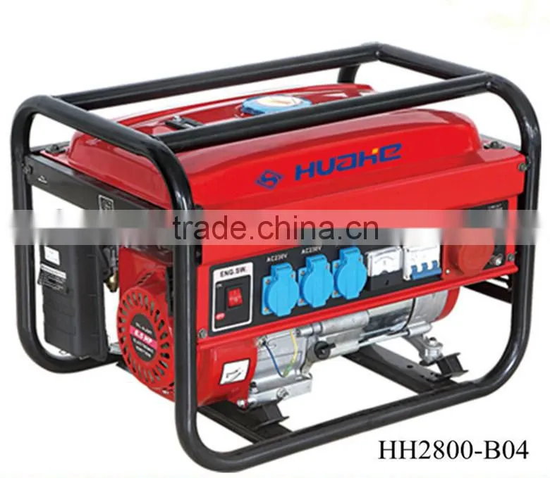 Hot Sale!2000watt three phase portable gasoline generators,163cc gasoline power engine