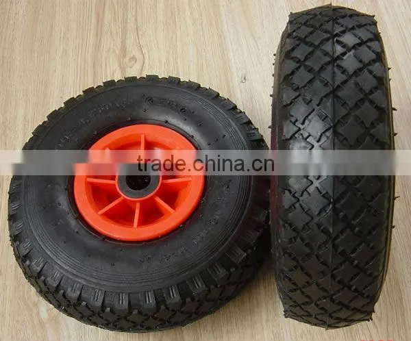 260*85 pu foam wheel with plastic rim