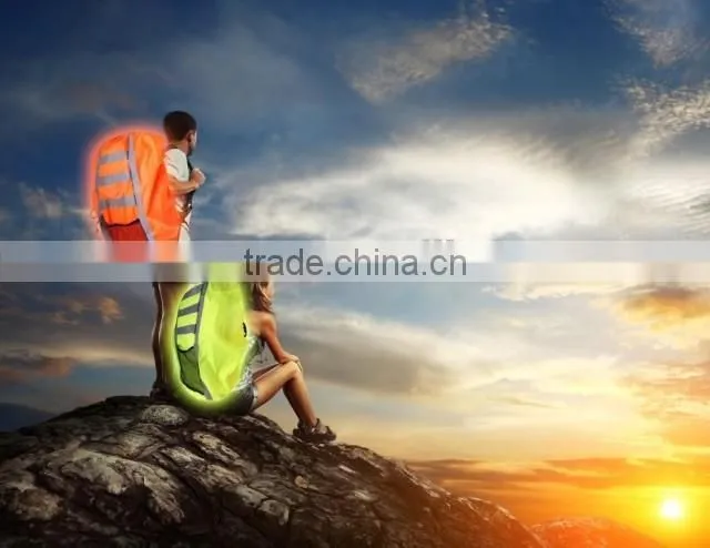 Hot Sale Promotional Reflective Cycling Running Waterproof Backpack School Bag Rain Cover(Z-BC-022)