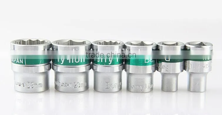 Berrylion Hexagon Socket Dual color mirror finished half inch Socket
