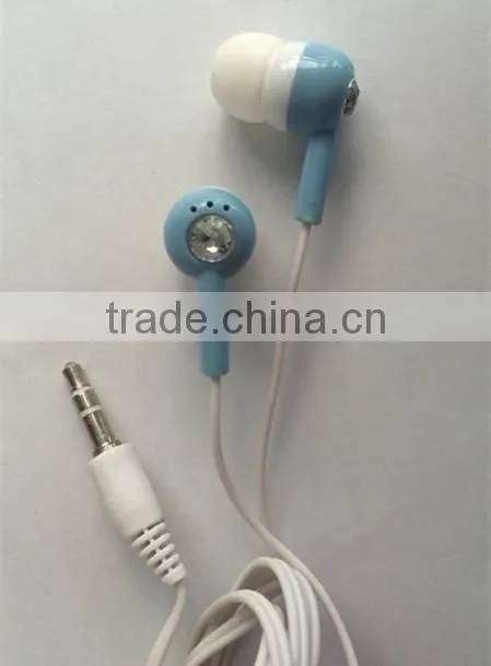 diamond stereo earphone super bass MP3 MP4 Headphone earphone