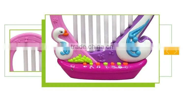 Intelligence musical instrument plastic cartoon toy harp