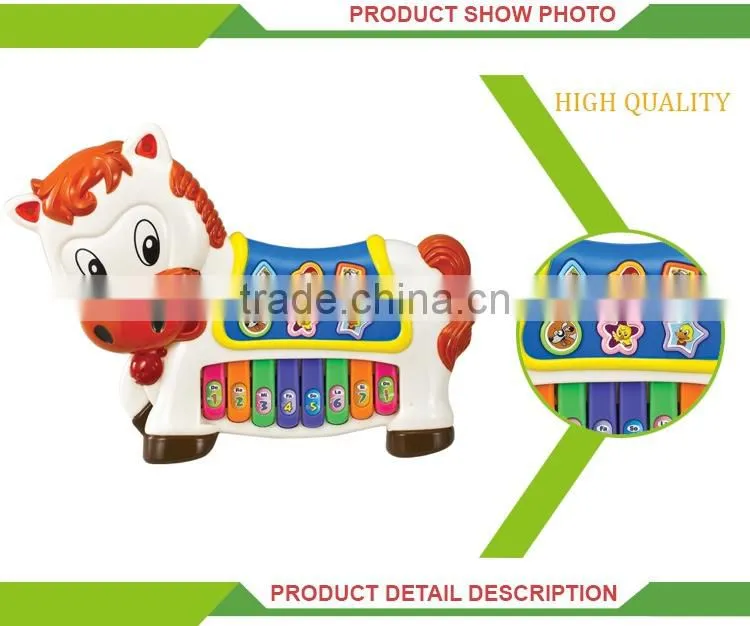 Most popular plastic musical battery operated keyboard piano
