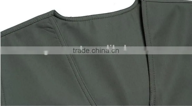 Men's outdoor spring and autumn much pockets Male vest work wear Fishing vest OEM