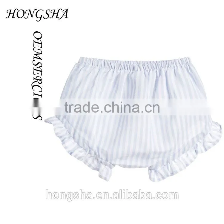 Tee Girls Pale Blue Linen Pinafore Dress with Knickers Baby Girl Party Dress Children Frocks Designs HSD7840
